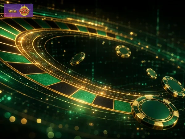 Gambar beranda win777 yang menampilkan kategori tabel